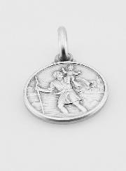 Médaille Saint Christophe en Argent Massif - 14mm
