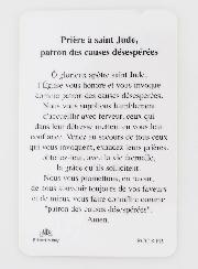 Carte de Prière Médaille Saint Jude