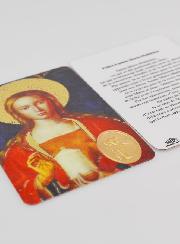 Carte de Prière Médaille Sainte Marie-Madeleine