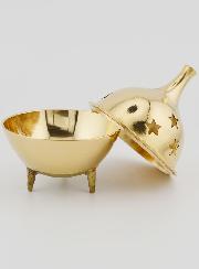 Encensoir d'Eglise - Brûle-encens sur Socle - 9cm