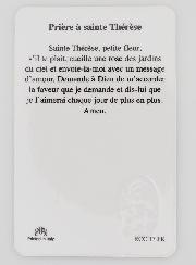 Carte de Prière Médaille Sainte Thérèse