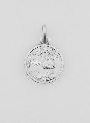 Médaille Sainte Rita en Argent Massif - 12mm