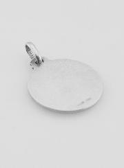 Médaille Sainte Rita en Argent Massif - 18mm