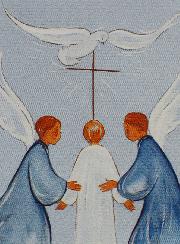 Carte de Communion Garçon - Prière de Notre Dame de Fatima