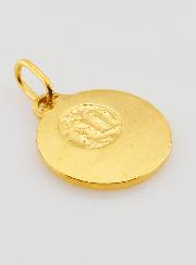 Médaille Profil Sainte Vierge Marie Dorée - 20mm