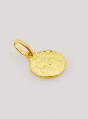 Médaille Sainte Rita en Plaqué Or - 10mm