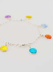 Bracelet Religieux Médailles Sainte Marie 8 Couleurs Argent Massif