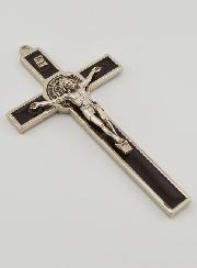 Crucifix Croix de Saint Benoit - Métal Marron