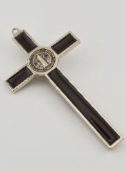 Crucifix Croix de Saint Benoit - Métal Marron