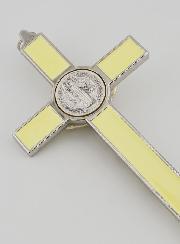 Croix de Saint Benoit 20cm - Métal Fluo
