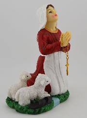 Statue de Sainte Bernadette Soubirous - 15cm