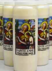 Lot de 6 Bougies de Neuvaine à Sainte Anne
